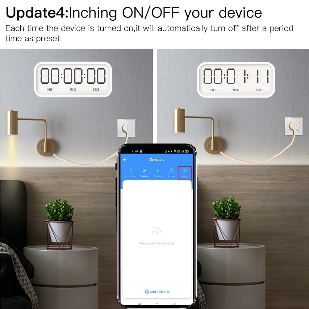 16A Smart Plug with Energy Monitoring, WiFi System - Compatible with Tuya and Smart Life