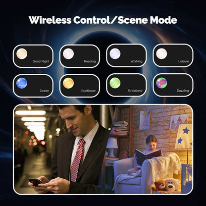 مصباح إديسون الذكي MOES ST64 - متعدد الألوان مع دعم Matter وتطيبق تويا