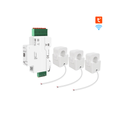 Zemismart WiFi 3-Phase Smart Energy Meter – Up to 120A – With 3 Clamps – Tuya Compatible – Measurement, Monitoring, Alarm Alerts – Supports 110V to 240V.