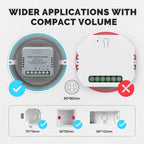 مۆدیولی سویچی زیرەکی ZigBee بۆ سویچە شاراوەکان، ئەپڵیکەیشنی Tuya | MOES ZigBee Smart Switch Module