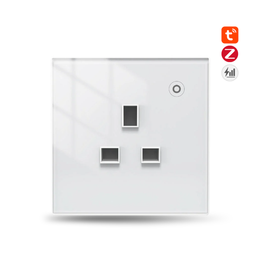 مقبس ذكي 16A  مراقبة طاقة نظام ZIGBEE- متوافق مع Tuya و Smart Life